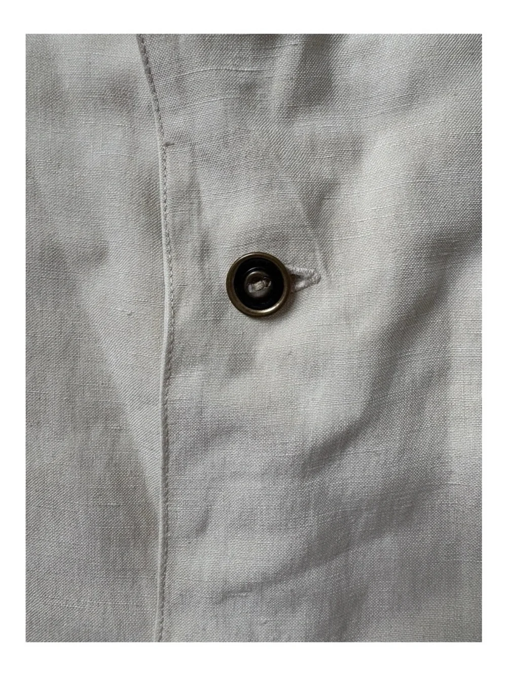 J. Morgan Puett Silk Linen Lounge Jacket One Size Natural Minimalist Artwear